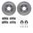Dynamite Friction 7512-45000 Disc Brake Kit - Rear