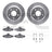 Dynamite Friction 7512-52043 Disc Brake Kit - Rear