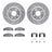 Dynamite Friction 7512-54048 Disc Brake Kit - Front
