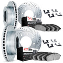 Dynamic Friction 7514-40270 Disc Brake Kit - Front and Rear
