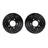 Dynamite Friction 8002-03040 Disc Brake Rotor Set - Rear