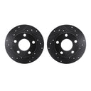 Dynamic Friction 8002-74037 Disc Brake Rotor Set - Rear