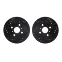 Dynamic Friction 8002-76001 Disc Brake Rotor Set - Front