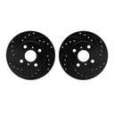 Dynamic Friction 8002-76071 Disc Brake Rotor Set - Front