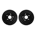 Dynamic Friction 8002-76117 Disc Brake Rotor Set - Rear