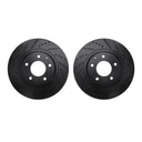 Dynamic Friction 8002-80083 Disc Brake Rotor Set - Rear