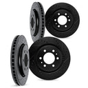 Dynamite Friction 8004-76016 Disc Brake Rotor Set - Front and Rear