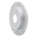 Dynamite Friction 830-80072L Disc Brake Rotor - Rear Left