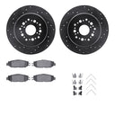 Dynamic Friction 8512-75009 Disc Brake Kit - Rear