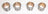 DJ Rock PB957 Engine Piston Wrist Pin Bushing Set