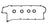 DJ Rock VC124G Engine Valve Cover Gasket Set