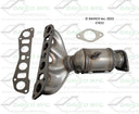 Davico 17622 Catalytic Converter with Integrated Exhaust Manifold - Front