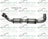 Davico 19161 Catalytic Converter - Front Left