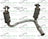 Davico 19497 Catalytic Converter - Center