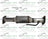 Davico 19587 Catalytic Converter - Rear