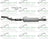 Davico 799359 Catalytic Converter and Muffler Assembly - Center