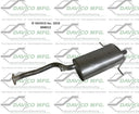 Davico 898922 Exhaust Muffler - Rear