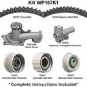 Dayco WP167K1A Engine Timing Belt Kit with Water Pump