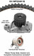 Dayco WP224K1B Engine Timing Belt Kit with Water Pump