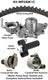 Dayco WP240K1C Engine Timing Belt Kit with Water Pump