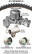 Dayco WP303K1A Engine Timing Belt Kit with Water Pump