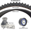 Dayco WPE343K1A Engine Timing Belt Kit with Water Pump