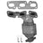 Eastern Convertors 30344 Catalytic Converter with Integrated Exhaust Manifold - Front Right