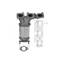 Eastern Convertors 30555 Catalytic Converter with Integrated Exhaust Manifold - Front Left