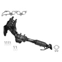 Eastern Convertors 30628 Catalytic Converter with Integrated Exhaust Manifold - Front