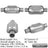 Eastern Convertors 92466 Catalytic Converter - Rear