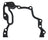 Elring 184.080 Engine Crankshaft Cover Gasket