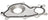Elring 755.320 Engine Water Pump Gasket