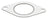 Elring 822.300 Exhaust Pipe Flange Gasket
