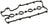 Elring 898.620 Engine Valve Cover Gasket - Right