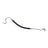 Edelmann 80594 Power Steering Pressure Line Hose Assembly - Hydroboost To Gear or Hydroboost To Gear (Lower)