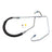 Edelmann 92341 Power Steering Pressure Line Hose Assembly - Pump To Hydroboost