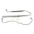 Edelmann 92415 Power Steering Pressure Line Hose Assembly - Pump To Rack