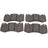 Hotbray LR020362FR Disc Brake Pad Set - Front