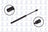 FCS 86167 Trunk Lid Lift Support