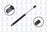 FCS 86404 Trunk Lid Lift Support