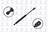 FCS 86740 Trunk Lid Lift Support - Rear