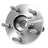 FAG 102022 Wheel Bearing and Hub Assembly - Front