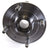 FAG 102219 Wheel Bearing and Hub Assembly - Front