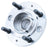 FAG 102506 Wheel Bearing and Hub Assembly - Rear