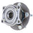 FAG 102519 Wheel Bearing and Hub Assembly - Front or Rear