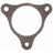Fel-Pro 61362 Exhaust Pipe Flange Gasket - Manifold To Converter