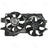 Four Seasons 75204 Dual Radiator and Condenser Fan Assembly