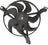 Four Seasons 76072 A/C Condenser Fan Assembly - Left