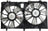 Four Seasons 76242 Dual Radiator and Condenser Fan Assembly