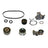 GMB 3460-0307 Engine Timing Belt Kit with Water Pump